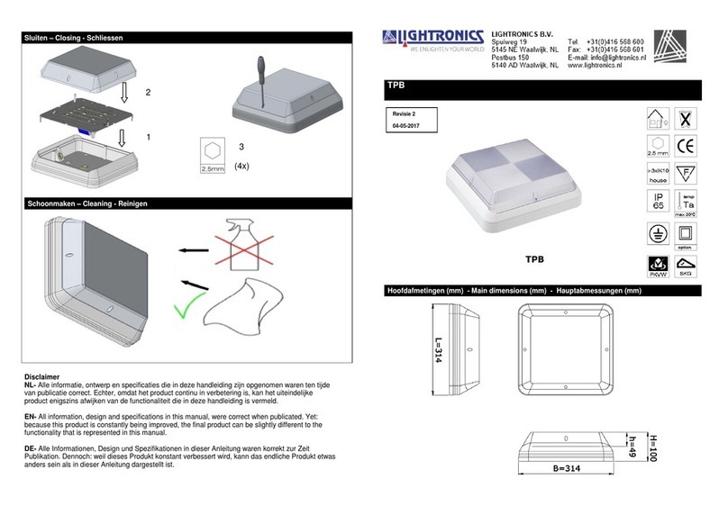 Lightronics TPB quick start guide