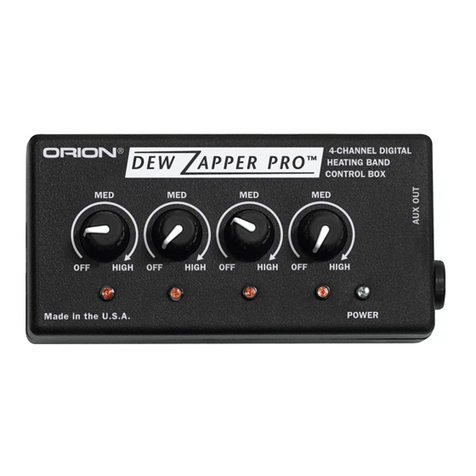 ORION TELESCOPES & BINOCULARS Dew Zapper Pro 3517 manual