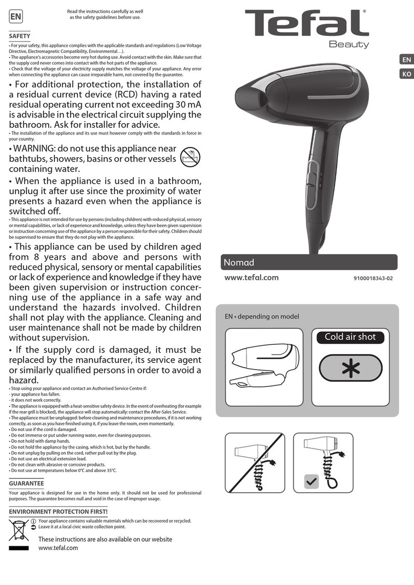 TEFAL Nomad User manual