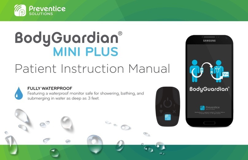 Preventice Solutions BodyGuardian MINI PLUS instruction manual
