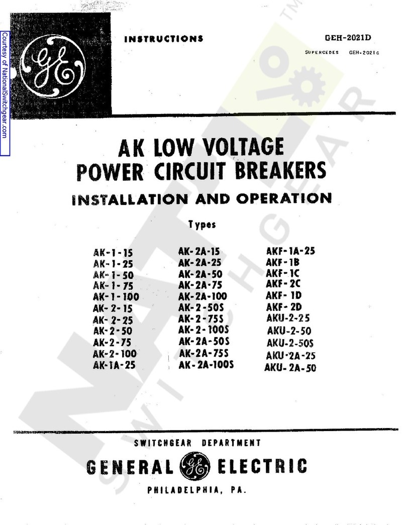 GE AK-1-15 Series Owner's manual