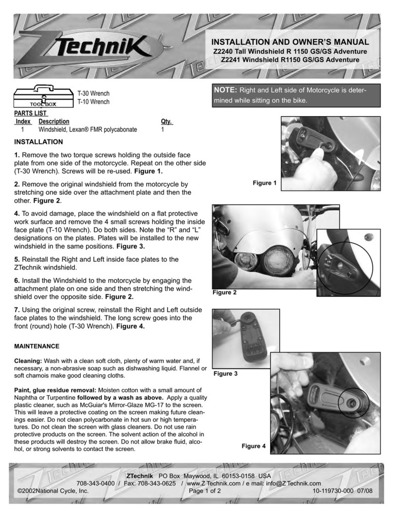 ZTechnik Z2240 Installation and owner's manual