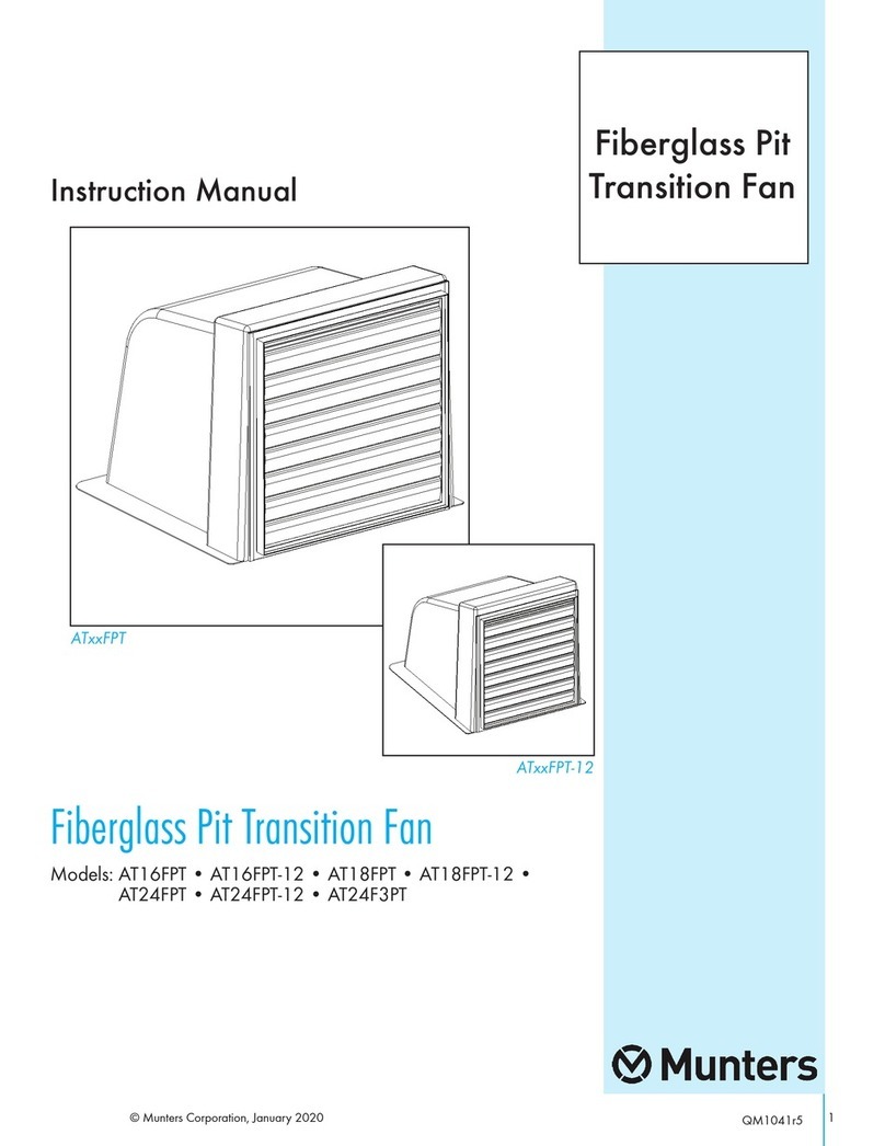 Munters AT16FPT User manual