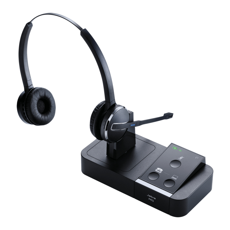 Jabra PRO 9450 User manual Jabra PRO 9450 User manual