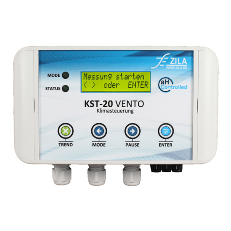 ZILA KST-20 Vento Mounting and operating instructions