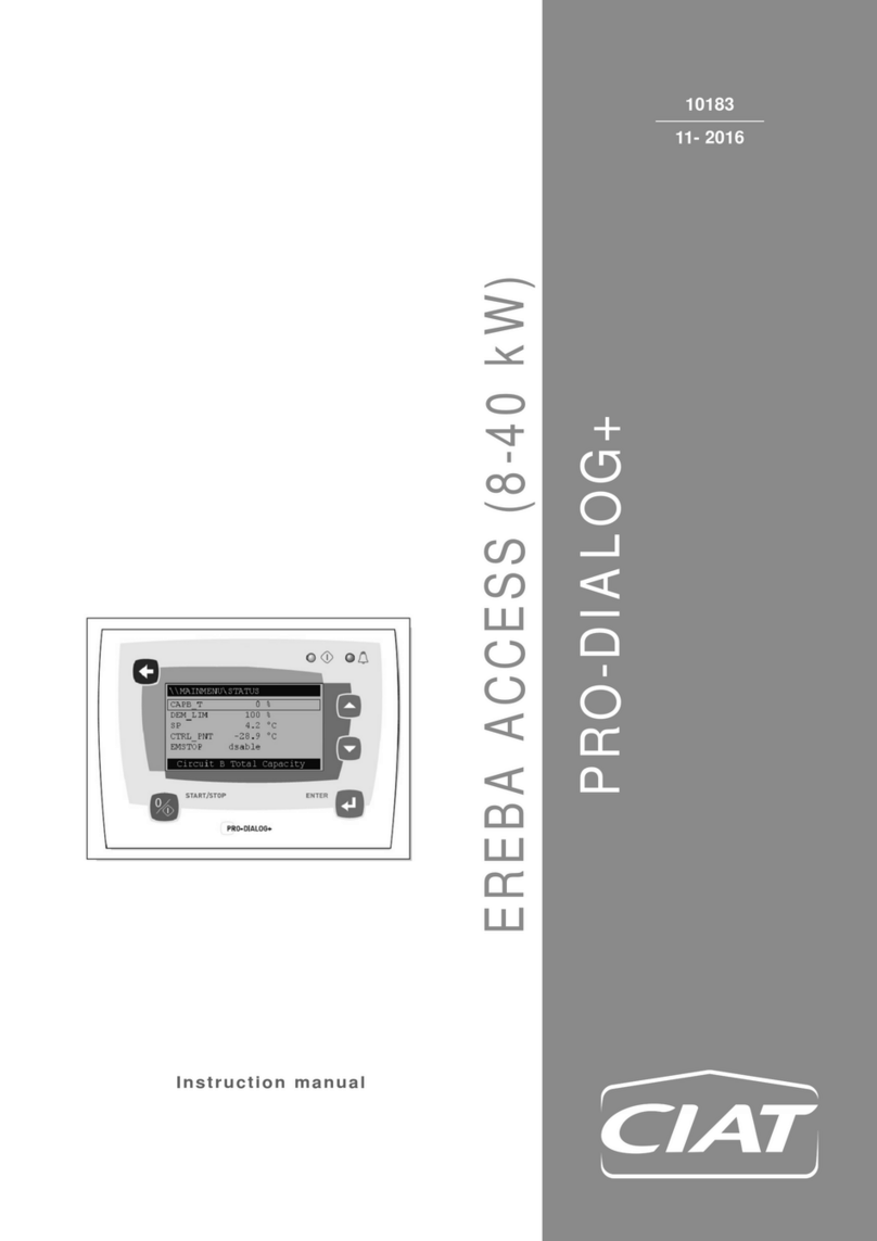 CIAT PRO-DIALOG+ instruction manual