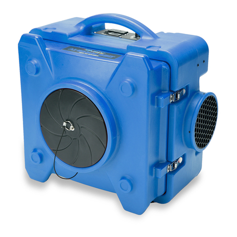 Bluedri AIR SHIELD 550 owner's manual