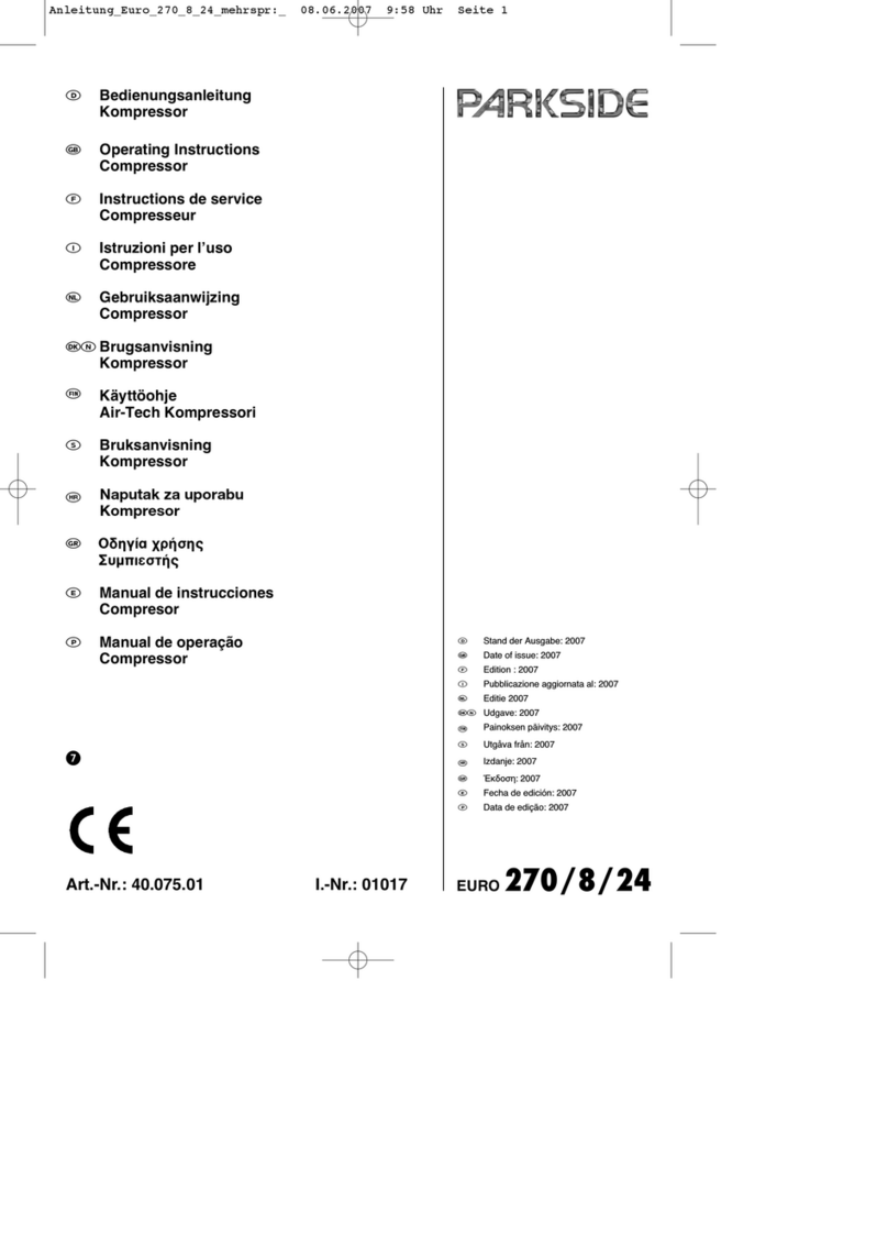 Parkside EURO 270/8/24 operating instructions