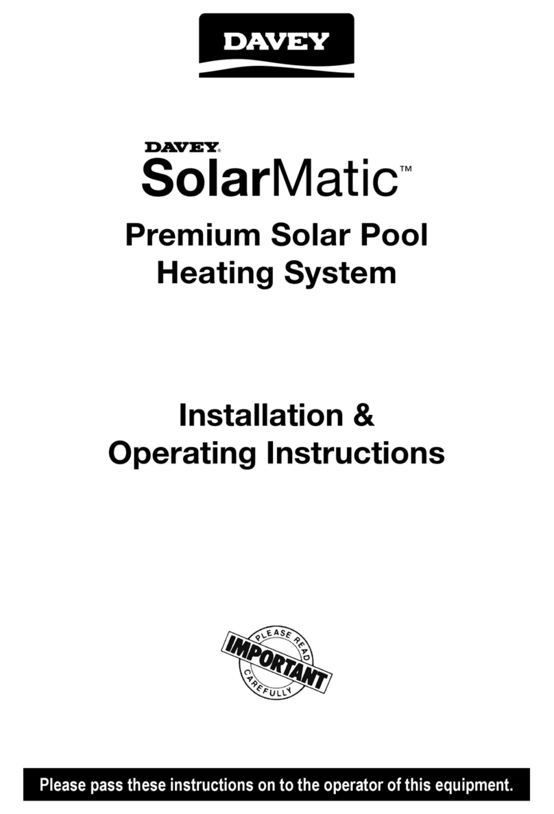 Davey SolarMatic B3P-20 Installation & operating instructions