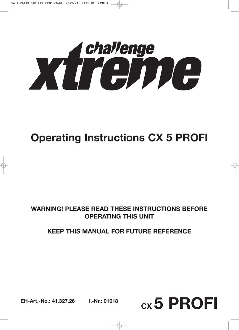 Challenge Xtreme CX 5 PROFI User manual