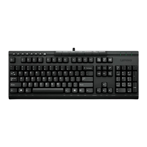 Lenovo Enhanced Performance USB Keyboard Gen II User manual Lenovo Enhanced Performance USB Keyboard Gen II User manual