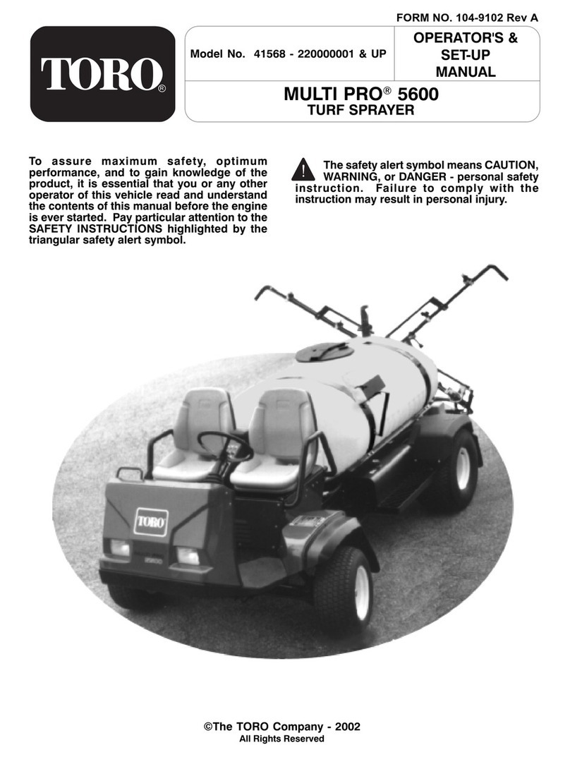 Toro MULTI PRO 5600 User guide