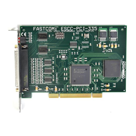 CommTech FASTCOM ESCC-PCI-335 Hardware reference manual