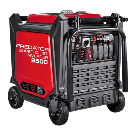 Harbor Freight Tools Predator 9500 Owner's manual & safety instructions