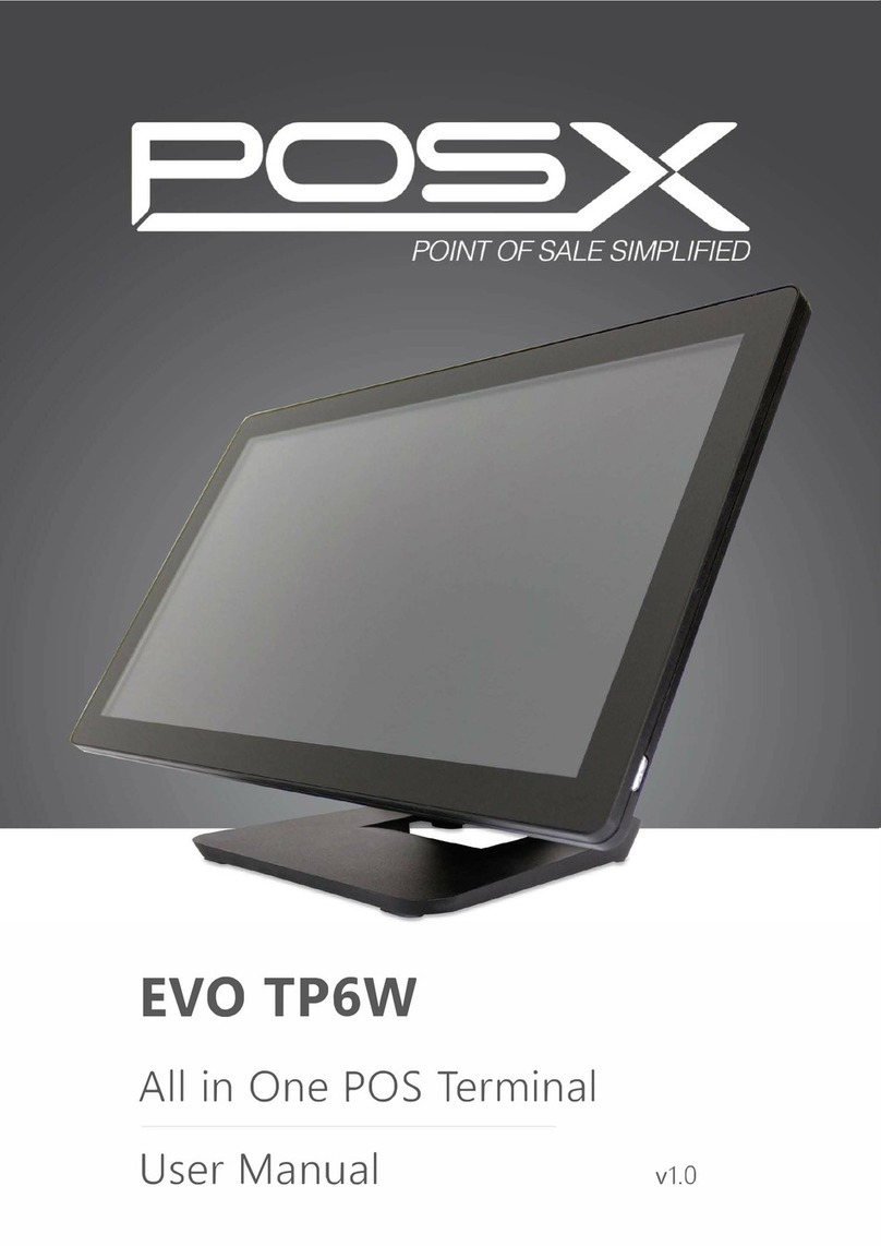 POS-X EVO TP6W user manual