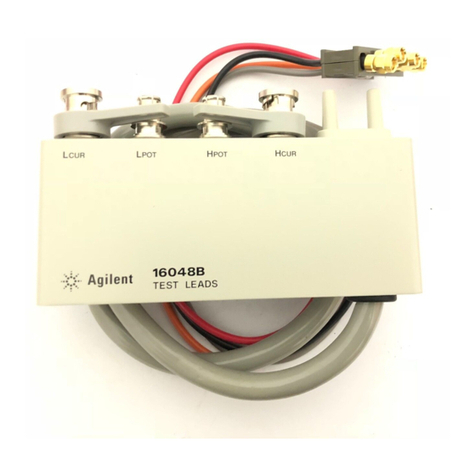 Agilent Technologies 16048B Quick start guide