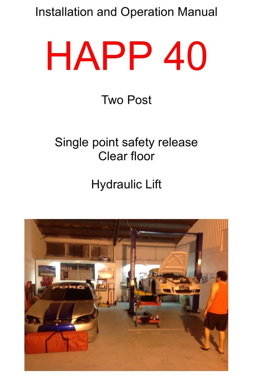 Happ 40 Installation and operation manual