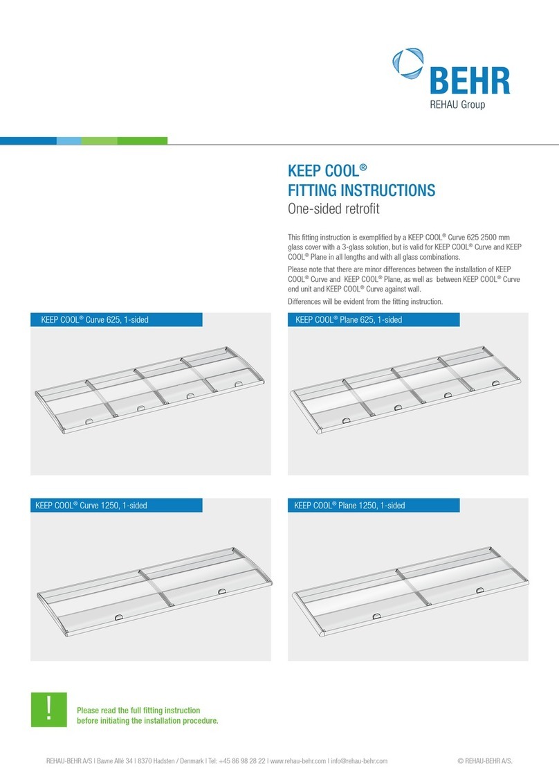 BEHR KEEP COOL User manual