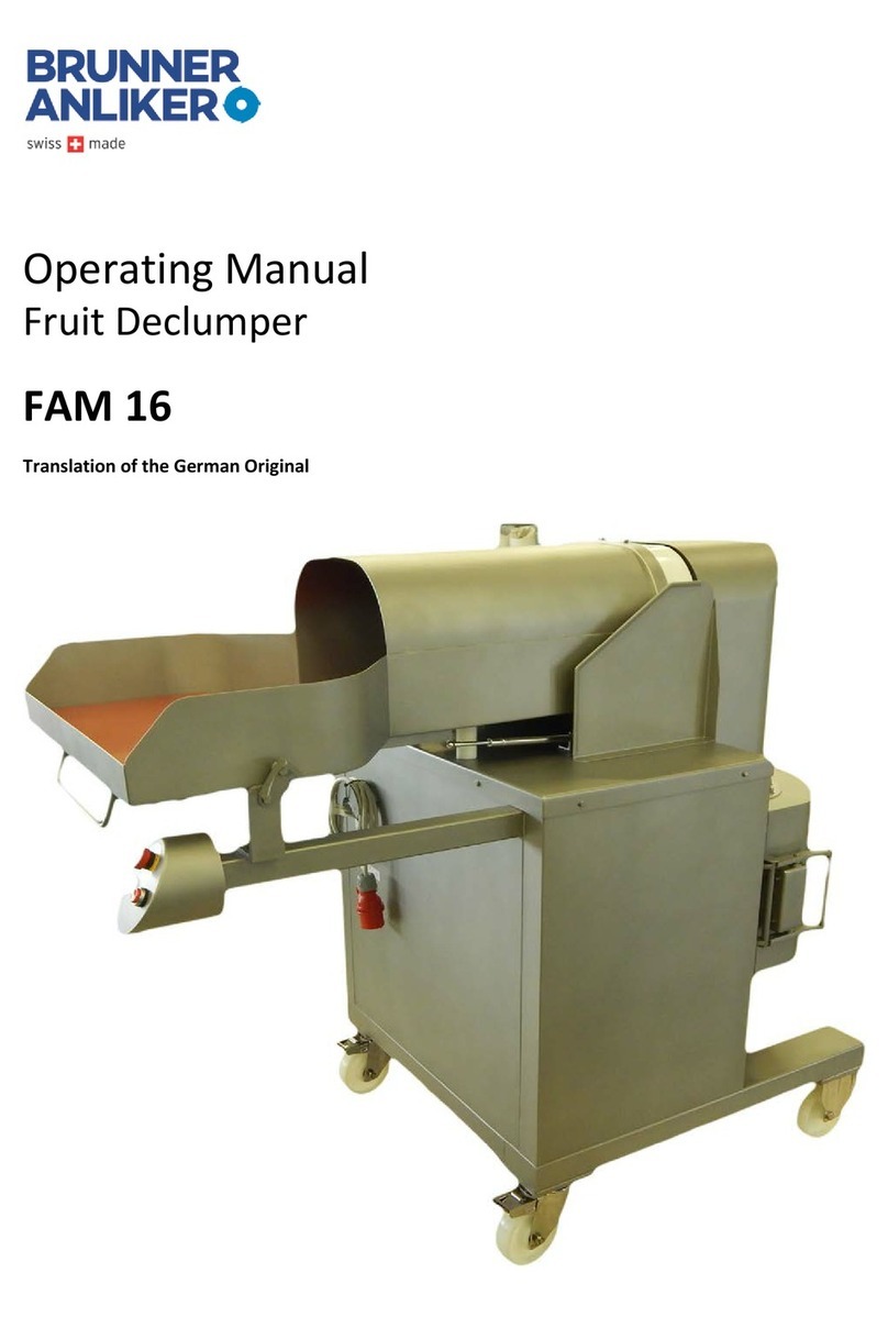 Brunner Anliker FAM 16 operating manual