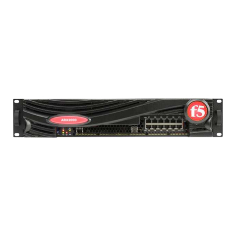 F5 ARX-2000 Use and care manual