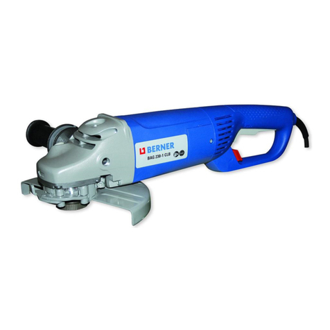 Berner BAG-180 CLB operating instructions