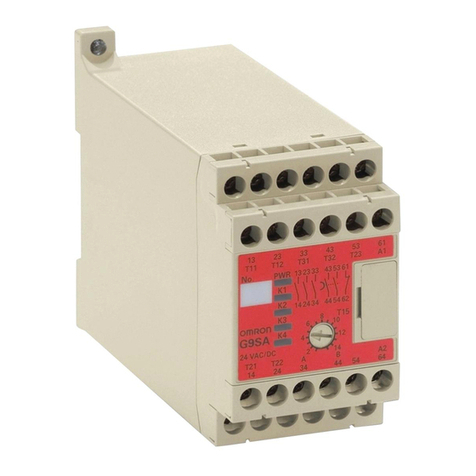 Omron G9SA - User manual
