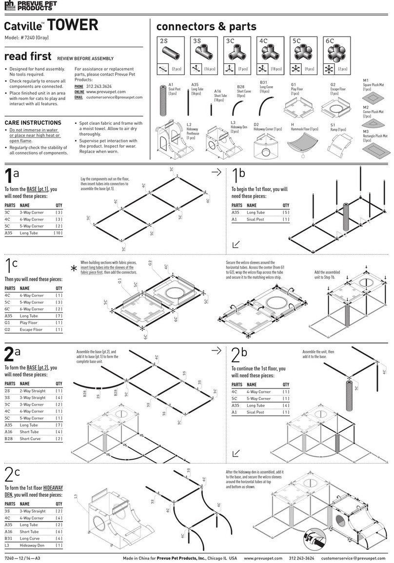 Prevue Pet Products Catville User manual