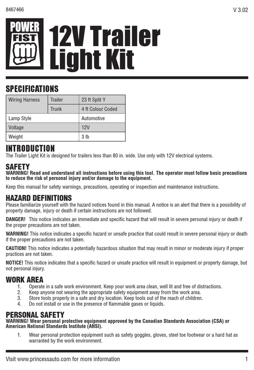 Power Fist 8467466 quick start guide Power Fist 8467466 quick start guide