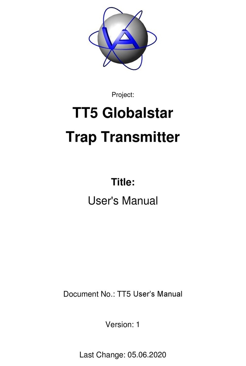 Vectronic Aerospace Globalstar TT5 user manual Vectronic Aerospace Globalstar TT5 user manual