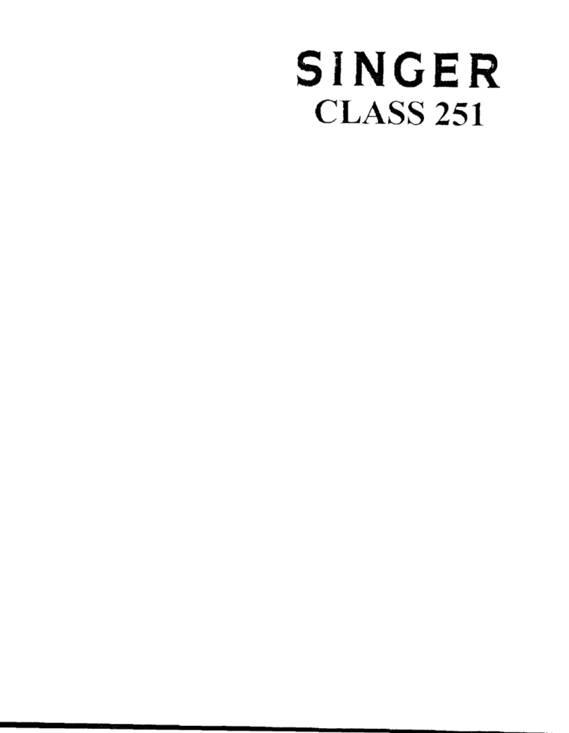 Singer 251 User manual