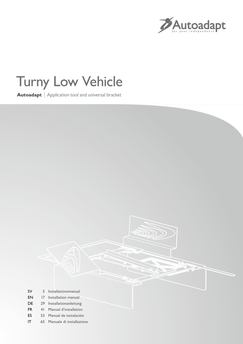 Autoadapt Turny Low Vehicle User manual