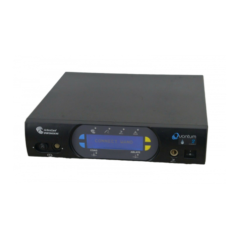 ArthroCare Quantum RF 12000 user manual ArthroCare Quantum RF 12000 user manual