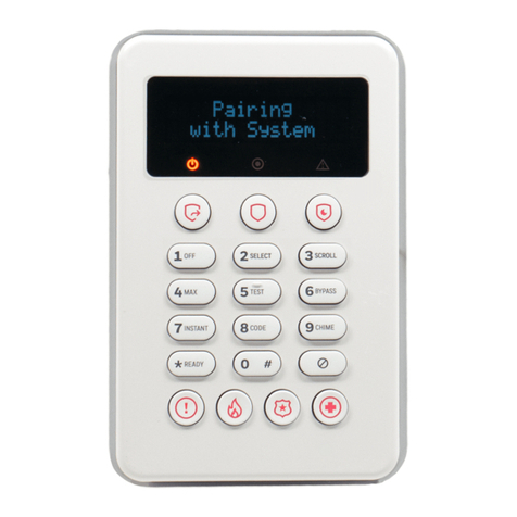 Honeywell Home PROSIXLCDKP Series Installation and setup guide