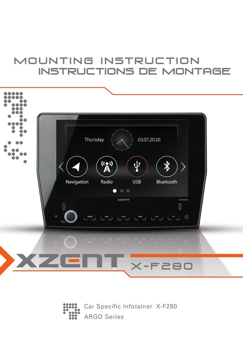 XZENT ARGO Series Mounting instruction