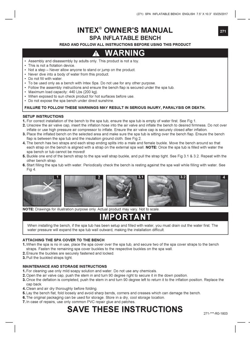 Intex Pure Spa owner's manual