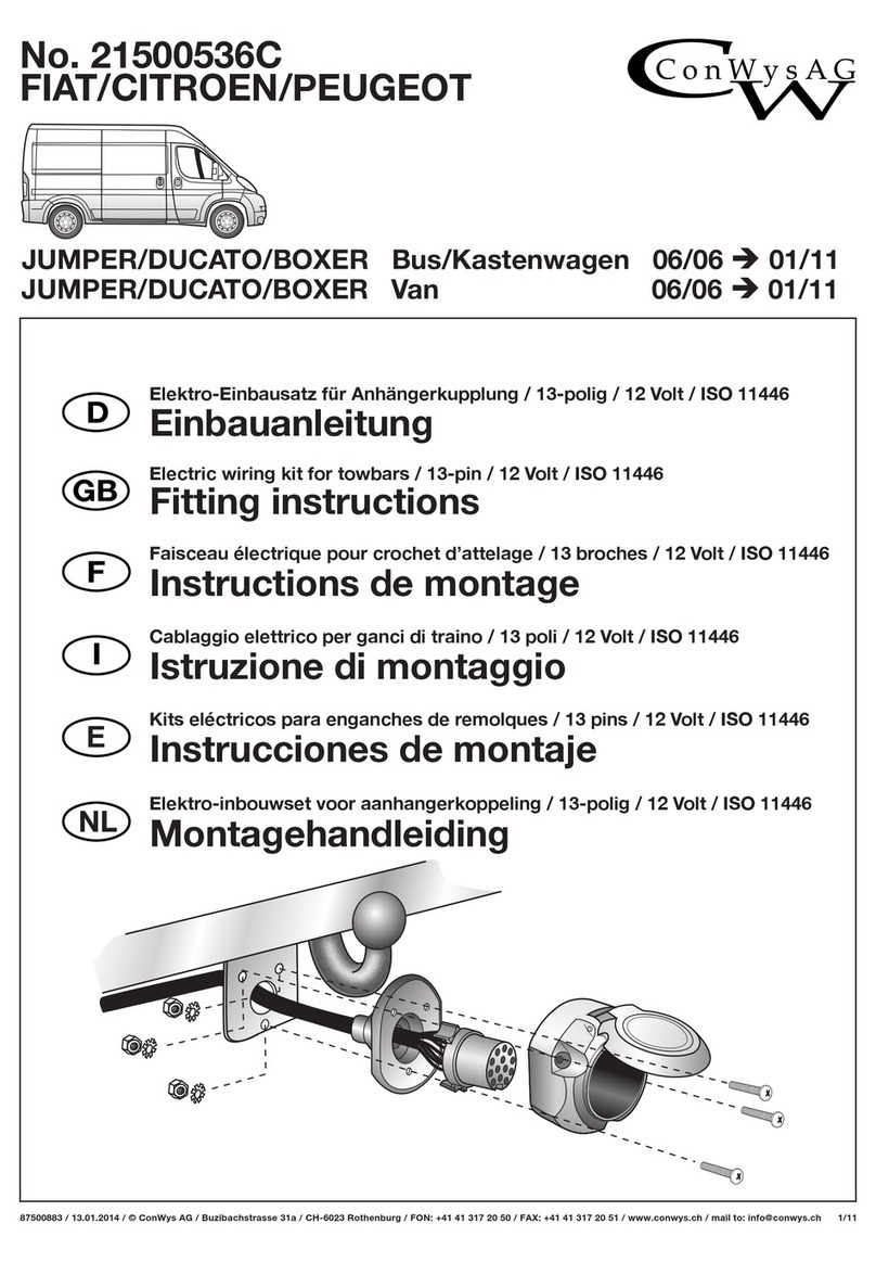 ConWys AG 21500536C User manual