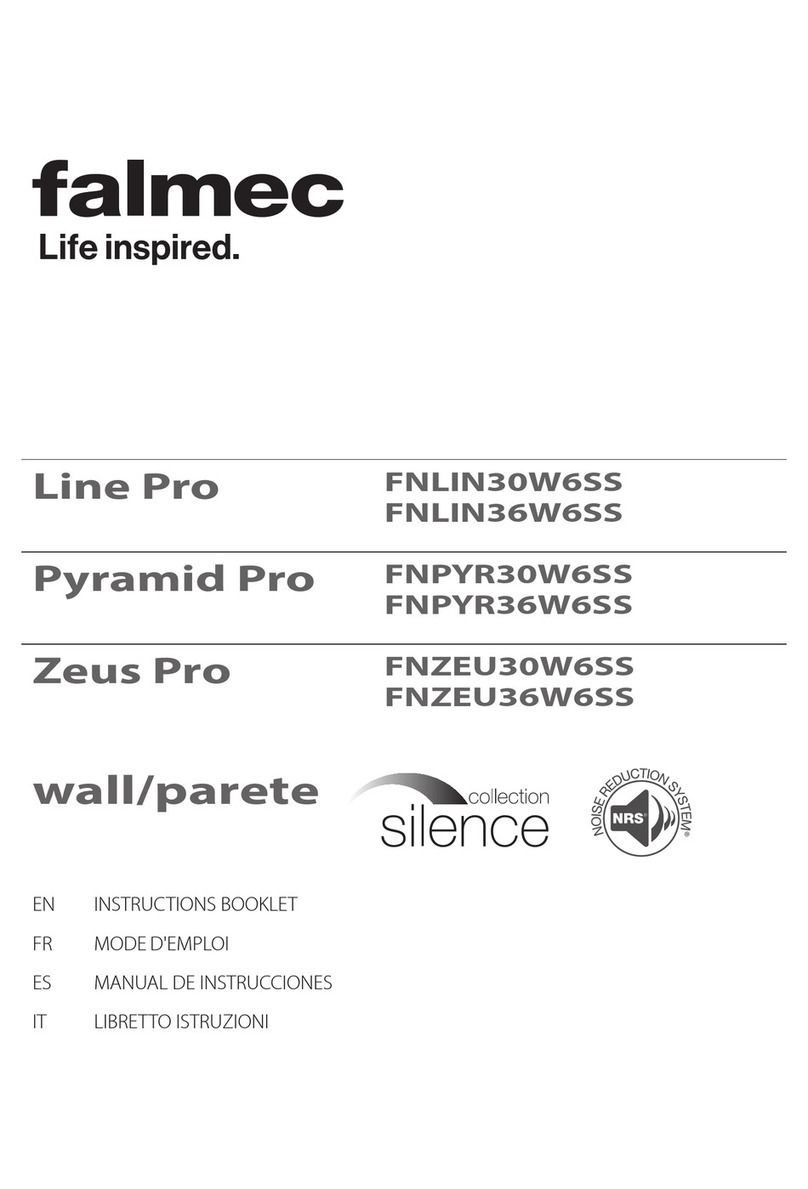 FALMEC Silence Line Pro FNLIN30W6SS Instruction booklet FALMEC Silence Line Pro FNLIN30W6SS Instruction booklet