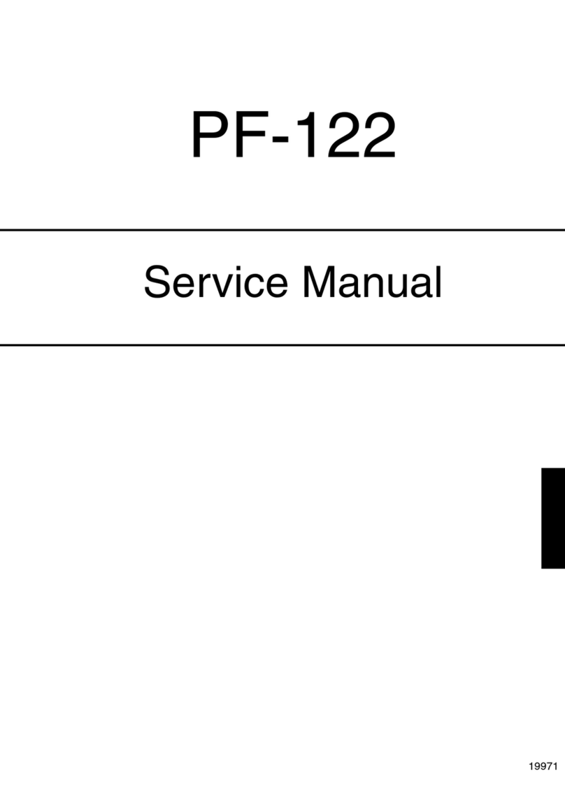 Konica Minolta PF-122 Service manual