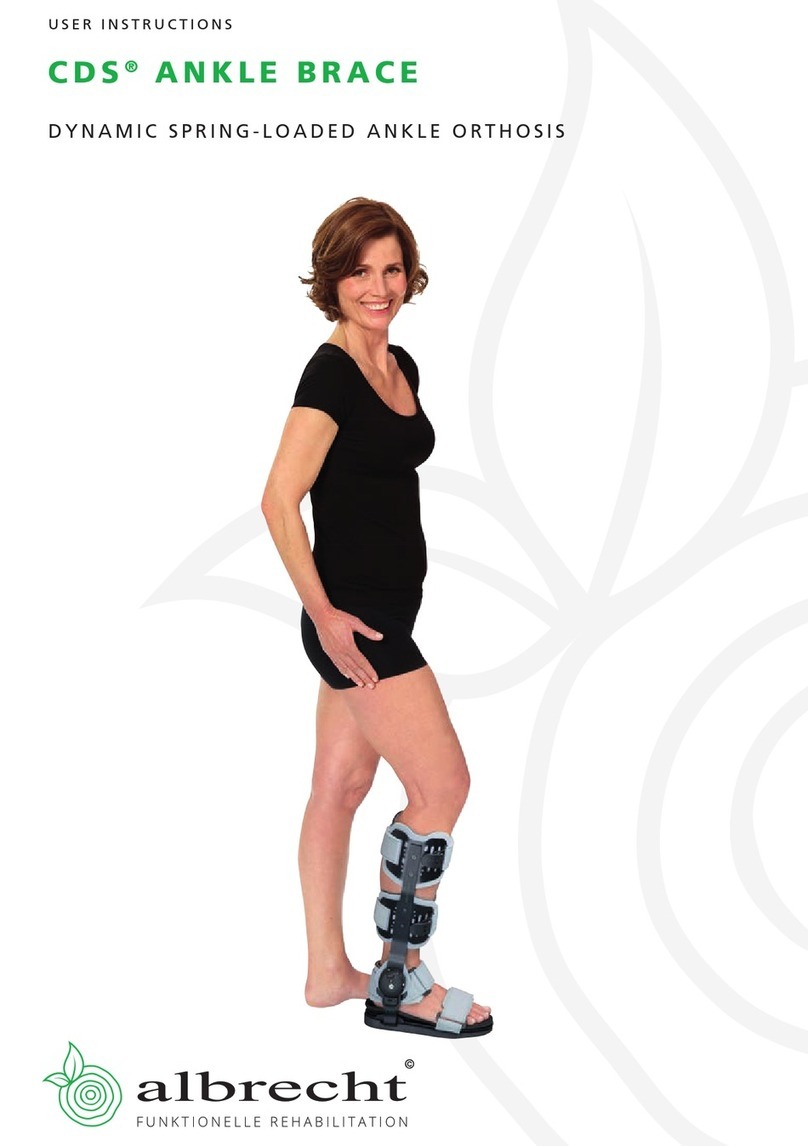 Albrecht CDS ANKLE BRACE User instructions