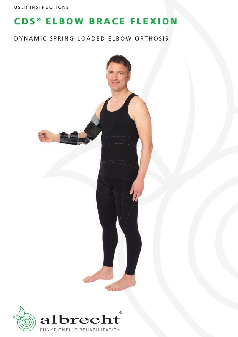 Albrecht CDS ELBOW BRACE FLEXION User manual