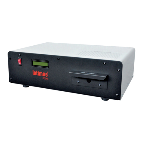 Intimus 8000 operating instructions