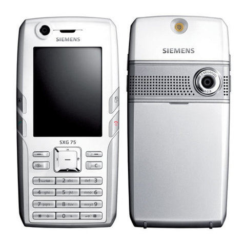 BENQ-SIEMENS SXG75 Operation instructions