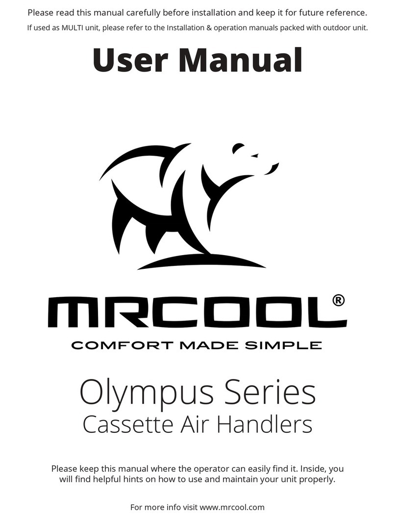 MrCool Olympus Series User manual