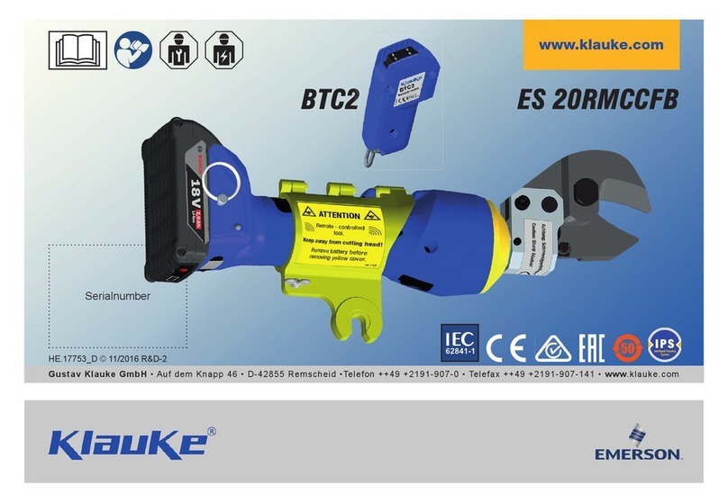 Emerson Klauke ES 20RMCCFB manual