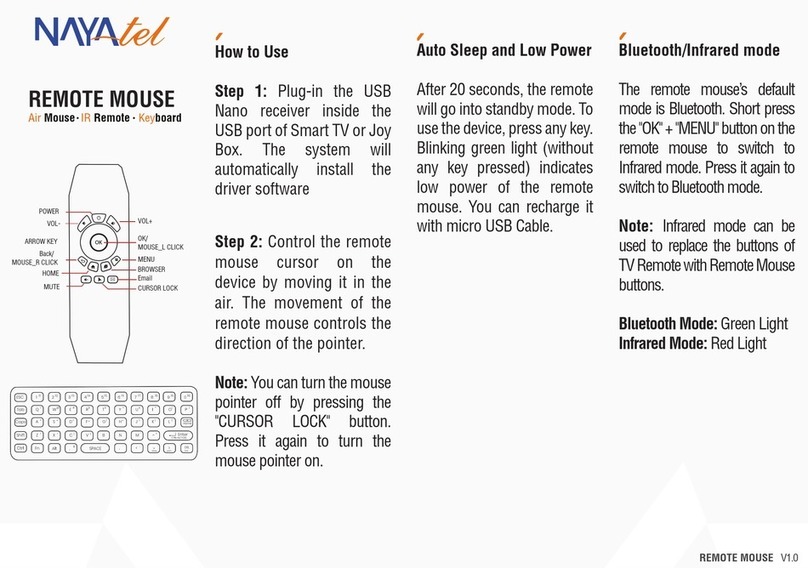 Nayatel Air-Mouse quick start guide