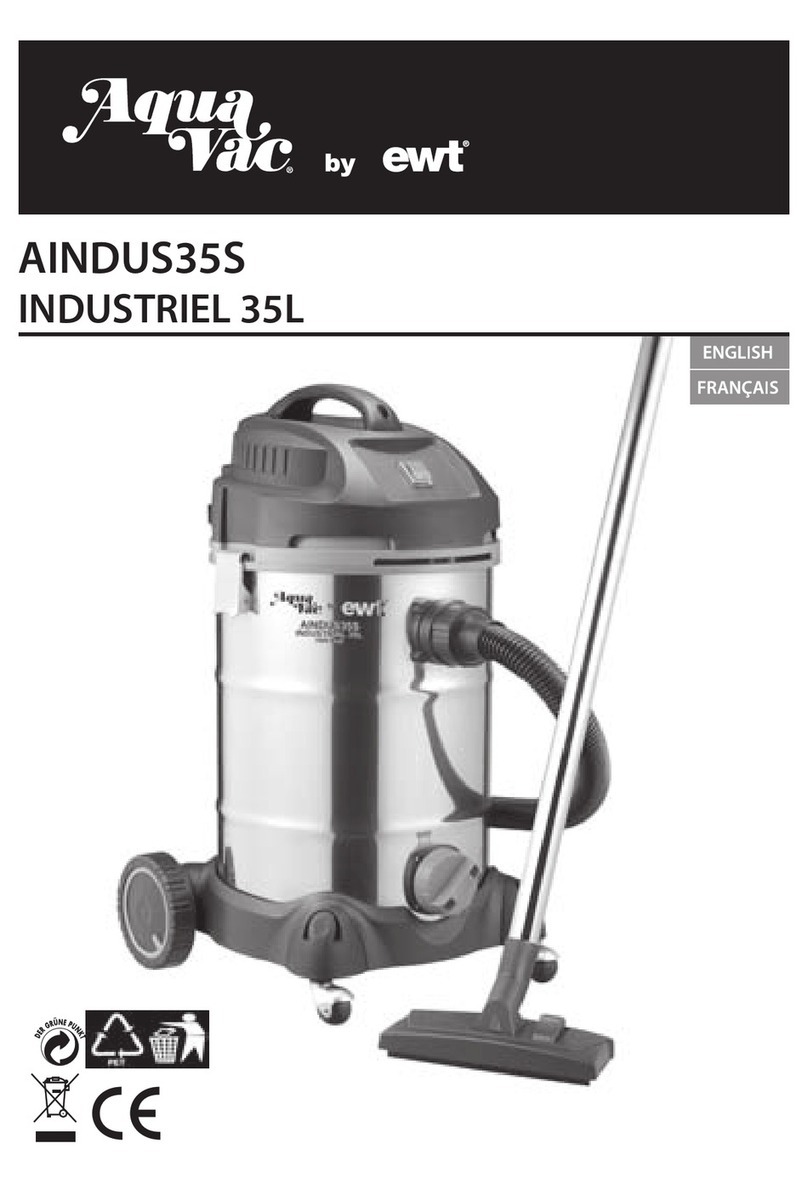 EWT Aqua Vac AINDUS35S quick start guide