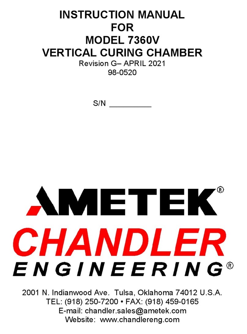 Ametek CHANDLER ENGINEERING 7360V instruction manual