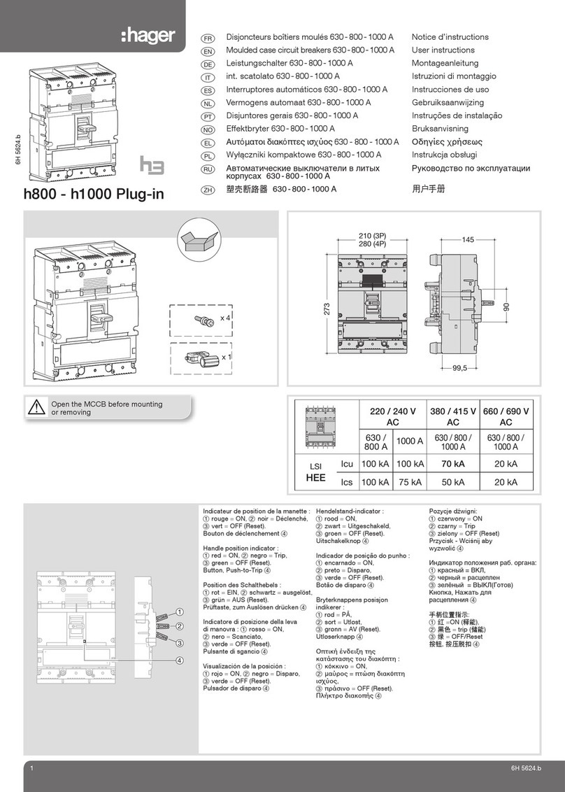 hager h3 HEE800G User manual hager h3 HEE800G User manual