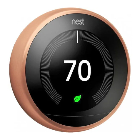 Google Nest Thermostat User manual