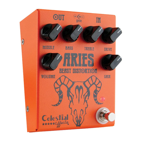 Celestial Effects ARIES Beast Distortion owner's manual Celestial Effects ARIES Beast Distortion owner's manual